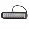 1PCS 6Inch 18LED Flood LED Work Light Bar 18W Amber White for Off Road Truck SUV