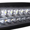 1PCS 6Inch 18LED Flood LED Work Light Bar 18W Amber White for Off Road Truck SUV