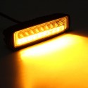 1PCS 6Inch 18LED Flood LED Work Light Bar 18W Amber White for Off Road Truck SUV