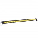 25 Inch 72W 24LED Work Light Bar 7200LM Single Row Spot Flood Yellow Lamp Waterproof Car Truck