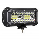2PCS 7 Inch 120W LED Light Bar 24000lm Spotlight Flood Off-Road Driving 4WD SUV