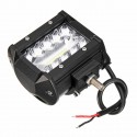 2PCS Tri Row 4Inch 60W LED Work Light Bars Combo Beam Driving Fog Lamp Pure White 6000K for Off Road Vehicle