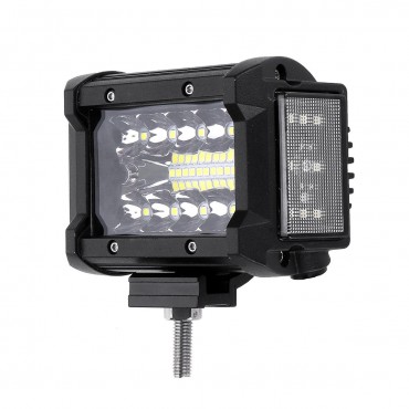 3.5 Inch 72W LED Work Light Bar Side Shooter Flood Spot Combo Beam for Jeep Offroad ATV SUV