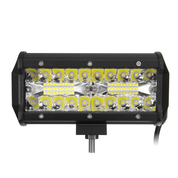 4/7Inch 200W 400W Car LED Work Light Bar Spot Flood Beam 6000K-6500K White Waterproof For Off-road Truck Boat