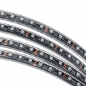 4IN1 15.5inch Car RGB LED Wheel Ring Rim Strip Lights bluetooth APP Dual Control