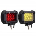 4Inch 12LED 24W Car Truck Off-road LED Work Light Bar Driving Fog Flood Beam Lamp Red Yellow