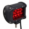 4Inch 12LED 24W Car Truck Off-road LED Work Light Bar Driving Fog Flood Beam Lamp Red Yellow