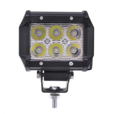 4Inch 18W LED Work Light Bar Spot Beam Driving Lamp 12V 1500LM White for Jeep SUV ATV Trailer