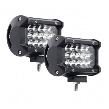 5 Inch 36W LED Work Light Bar Spot Beam IP67 10-30V Super White 2PCS for Jeep Off Road Truck Boat