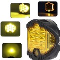 5 Inch 50W Golden LED Work Light Pods Spot Flood Combo General Offroad Inspection Roof Lamp Car Modification