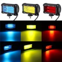 5Inch 48W 24 LED Work Light Bar Flood Beam Lamp for Car SUV Boat Driving Offroad ATV