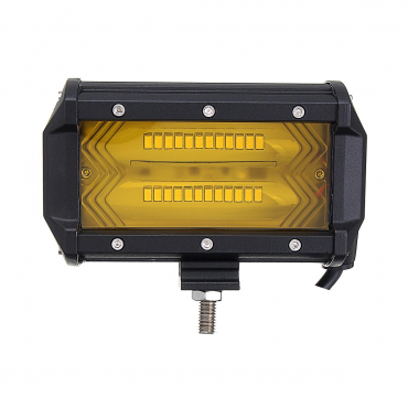 5Inch 72W 1300LM LED Work Light Flood Spot Combo Fog Lamp Amber for Jeep Offroad SUV Boat