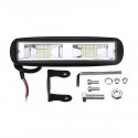 6 Inch 48W 16LED Car Work Light Flood Beam Bar SUV OffRoad Driving Fog Lamp White