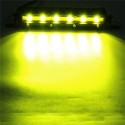 7 Inch 18W LED Work Light Bar Spot Beam Driving Lamp Yellow DC 12V for SUV ATV Boat 4WD Off Road