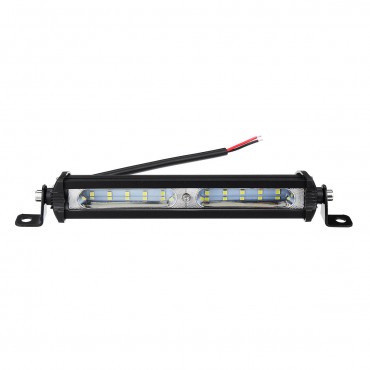 7 Inch 3030 LED Work Light Bar Flood Beam 12-32V 30W I68 for Jeep Off-road SUV Trailer ATV