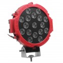 7inch 51W Round LED Work Light Fog Lamp 6000K White For 9-35V Offroad ATV Truck 4WD SUV Boat