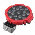 7inch 51W Round LED Work Light Fog Lamp 6000K White For 9-35V Offroad ATV Truck 4WD SUV Boat