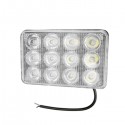 Car 5inch 12LED 2W Rectangle LED Light Fog Light Working Lamp Flood Spot Lightt