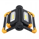 Rechargeable 180 Degree Rotable COB LED Work Light USB Charging 150W 6500K White for Outdoor Camping Car Reparing