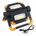 Rechargeable 180 Degree Rotable COB LED Work Light USB Charging 150W 6500K White for Outdoor Camping Car Reparing