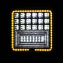 Universal Car LED Work Light Vehicle Spotlight Lamp Square 200W 6000K 8000LM Waterproof For Off-road Car Boat Camp