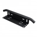 23inch Bull Bar Front Bumper Car License Plate Frame Mount Bracket Offroad LED Light Holder