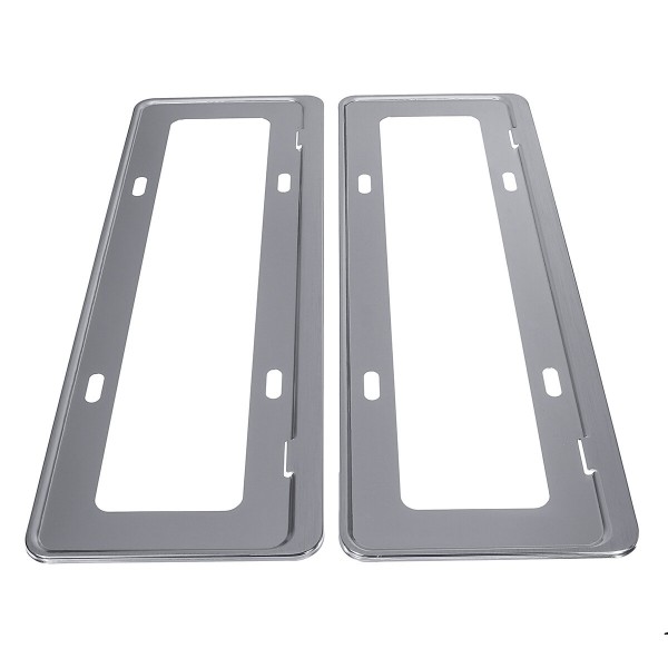 Aluminum Alloy Metal License Plate Frame Shield Professional For Tesla 3/S/X