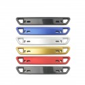 Multicolor Carbon Look Style Bumper Front License Plate Holder Relocate Bracket