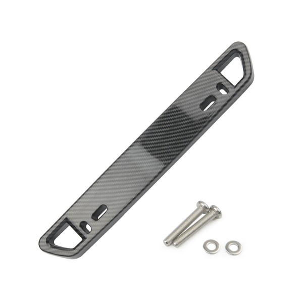 Multicolor Carbon Look Style Bumper Front License Plate Holder Relocate Bracket