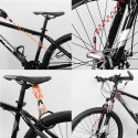 Bike Lock Wheel Disc Brake Stop With Reminder Spring Cable Motorcycle Disc Lock