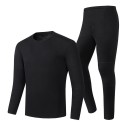 30-50° 86-122 Men Women Electric Heated Underclothes Set Shirt + Trouser Velvet Lined Underwear Winter Warm Heating Clothing Thermal Outdoor Hiking Skiing Motorcycle Cycling Tops Pants Suit