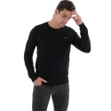 45°-65° Winter USB Heating Knitted Sweater Men Heated Warm Clothing Knit Fleece Lined Long-sleeved Outdoor Shirt Top Clothes Jacket M-3XL