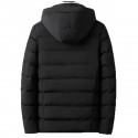 45° Men Electric USB Heated Hooded Warm Overcoat Heating Coat Winter Coats Jacket