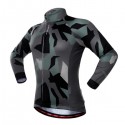 Camouflage Riding Suit Long Sleeve Top Autumn Coat Mountain Biker Clothing Outdoor Sports Jacket