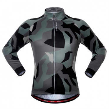 Camouflage Riding Suit Long Sleeve Top Autumn Coat Mountain Biker Clothing Outdoor Sports Jacket