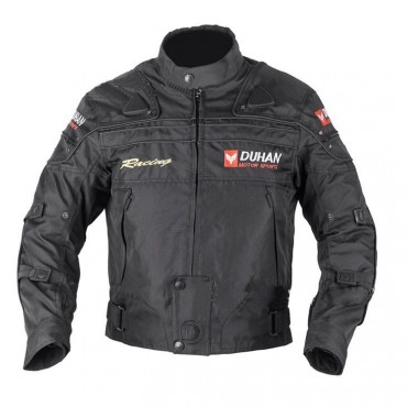 Motocross Motorcycle Racing Windproof Jacket with Protector Gears D-020