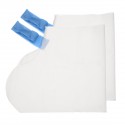 Disposable Shoe Cover Anti Slip Cleaning Overshoes Boot Non-woven Fabric White