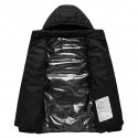 Electric USB Heated Vest Jacket Coat Warm 4 Heating Area Cloth Body 3 Levels