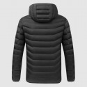 Electric USB Heating Coats Vest Jacket 4 Heating Pads Cloth Body Warmer Abdomen Neck Back Men Women