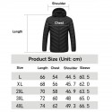 Electric USB Intelligent Heated Coats Jackets Hooded Heating Back + Neck Vest Winter Warmer Men Women