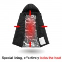 Electric USB Intelligent Heated Coats Jackets Hooded Heating Back + Neck Vest Winter Warmer Men Women