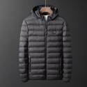 Electric USB Winter Warmer Heated Hoodie Jacket Thick Coat Heating Overcoat Men