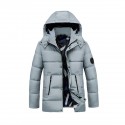 Electric Unisex Heating Hooded Coats Winter Warm Heated Jacket Detachable Cap M-5XL
