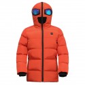 Kids Electric Heated Jacket USB Fast Heating Hooded Coat Skiing Winter Warm Boy