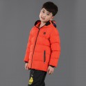 Kids Electric Heated Jacket USB Fast Heating Hooded Coat Skiing Winter Warm Boy