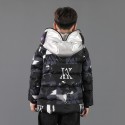 Kids Electric Heated Jacket USB Fast Heating Hooded Coat Skiing Winter Warm Boy