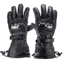 12V Motorcycle Heating Suit Genuine Leather Gloves Clothes Pants Suit Hooded Jacket Winter Riding Waterproof Windproof Heated Coats