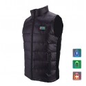 13 Heating Pads Electric Heated Vest 90% White Duck Down Men Women For Skiing Skating Mountaineering Fishing Riding