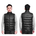 13 Heating Pads Electric Heated Vest 90% White Duck Down Men Women For Skiing Skating Mountaineering Fishing Riding