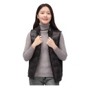 13 Heating Pads Electric Heated Vest 90% White Duck Down Men Women For Skiing Skating Mountaineering Fishing Riding